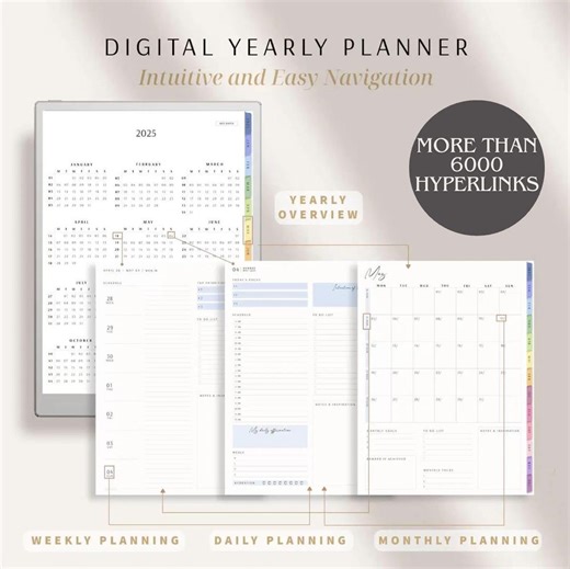 Remarkable Planner Remarkable Templates Remarkable 2 Templates Remarkable Pro Planner Remarkable Calendar Remarkable 2 Planner Templates - Etsy