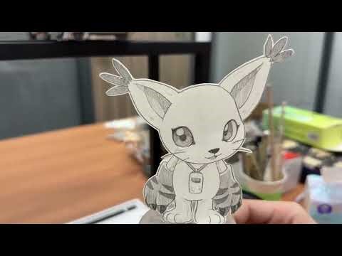 Digimon #paperartwork #papercraft #paperart #digimon #digimonanime #digimontcg #digimoncardgame