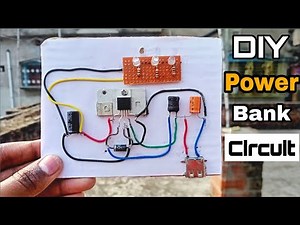How to make power bank circuit at home| DIY power bank module with battery indicator|