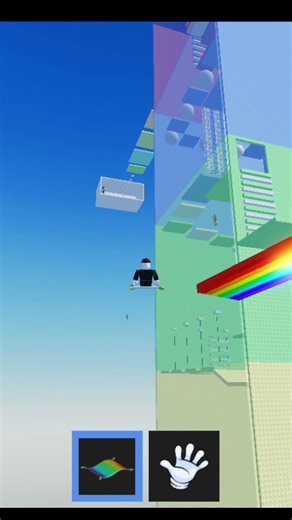 carpet rainbow colour tutorial 😀❤️ #roblox