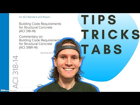ACI 318-14 Tips Tricks and Tabs for the Civil PE Exam | Spring 2021