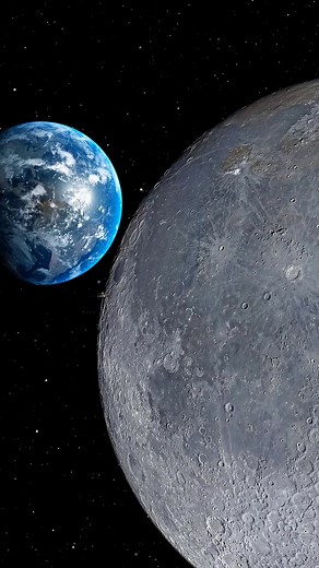 163K views · 2K reactions | In the endless darkness of space, there’s just our Earth and its Moon, quietly floating together.  So far, no signs of life beyond no voices, no sounds, just us. The Moon watches silently, while Earth breathes life, holding oceans, forests, and dreams.  Maybe one day we’ll find others… but for now, we remain alone in this vast universe.  #space #SpaceX #NASA #fblifestyle | Moon Watchers Club | Facebook