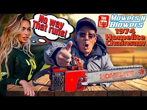 Will this ancient Homelite XL-12 antique Chainsaw run?