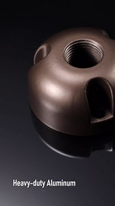 LEONLITE Low Voltage Landscape Light Mounting Plate, 1/2" NPT Standard Thread, Aluminun, Surface Flush Mount for Low Voltage Outdoor Landscape Path Light Tree Wall Fence Deck, Bronze, Pack of 6