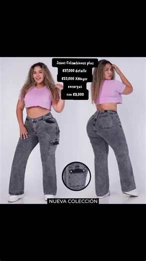 Estamos por cerrar pedido semanal, apurate a pedir los tuyos antes que se agoten porque esta colección está de infarto 🤩😯 Tallas plus 16-18-20-22-24 Precio al detalle ₡27,000 Al por mayor ₡23,000 Monto para formalizar pedido: ₡8,000 Escríbenos por WhatsApp para ayudarte 6356 5229 #jeanscolombianos #tendencia #moda #plussize #jeansplussize