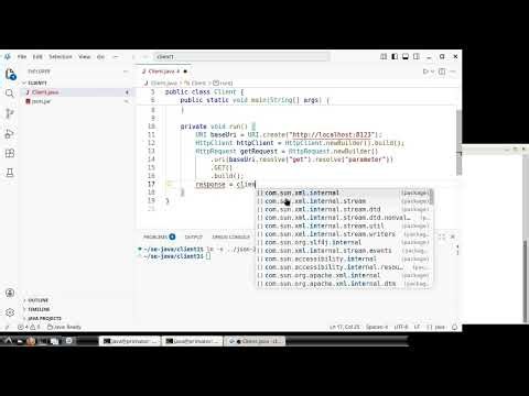 6.1 Software-Engineering mit Java: Aufbau REST-Client