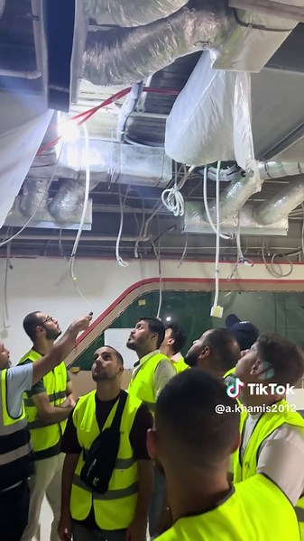 ‏تدريب عملي موقع #vrf #hvac #mep #site #training