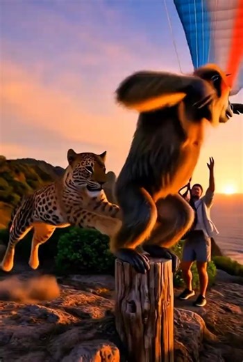 MISSED: Tiger couldn't capture the monkey