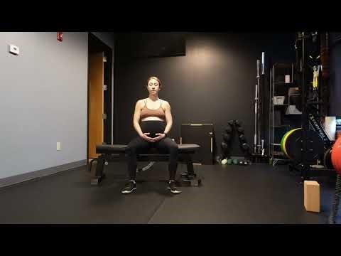 Lateral flexion seated