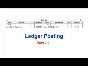 LEDGER POSTING | Journal to Ledger Step-by-Step Class 11 | Complete Concept #accountantsdesk #ca
