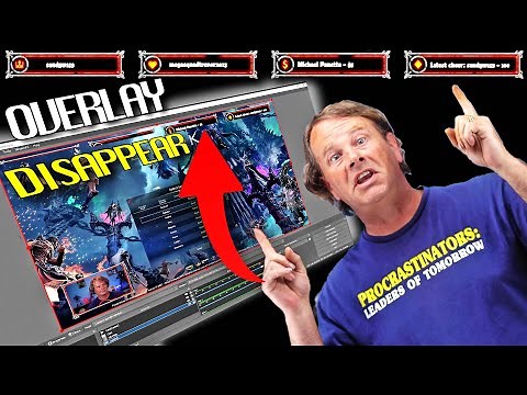 Secret Trick OBS Tutorial Disappearing Overlay Animation