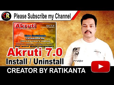 how to install akruti software in window 7 in hindi - How to type Odia - How to download Akruti 7.0