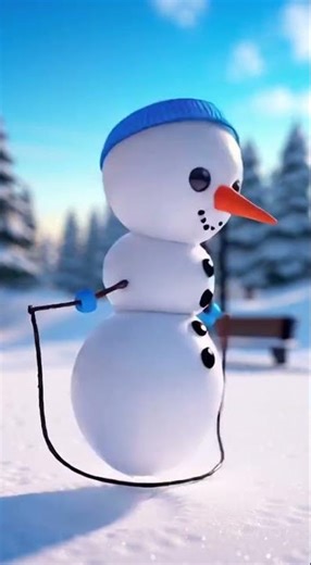 Snowman's diet fails spectacularly 😂❄️ #fail #funny #memes