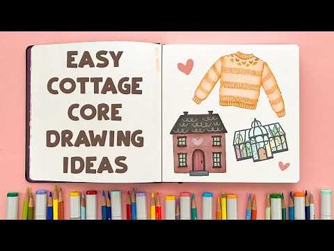 Easy Cottagecore Drawing Ideas for Beginners *relaxing art*