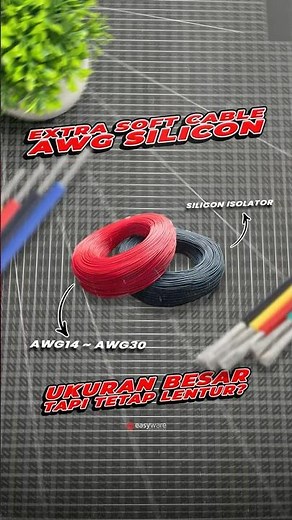 Thick Cable But Flexible? Use Silicone AWG Wire!🔥 #wire #awg #silicone #diyprojects #electricalwire