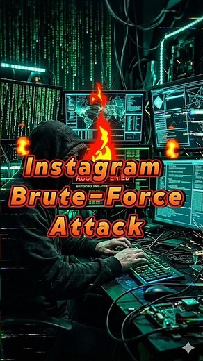 Instagram Brute Force Tool 😱 | Python Hacker Simulation Code (Real Look!)