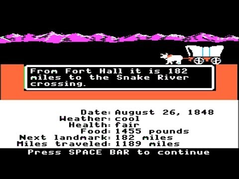 Apple II Longplay - The Oregon Trail