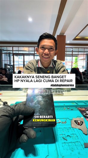 Seneng banget HP nya cuma di repair langsung normal kembali✨ #service #iphone #android #asterosofficial #ugreenbyasteros