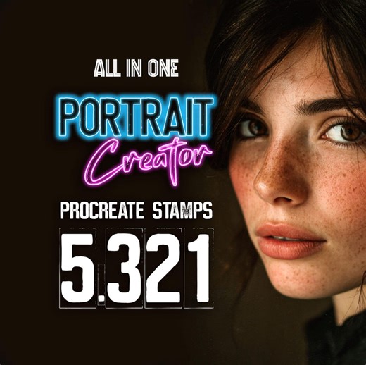 Procreate Portrait Brushes: Hair, Skin, Eyes, Manga & Anime (digital Product) - Etsy