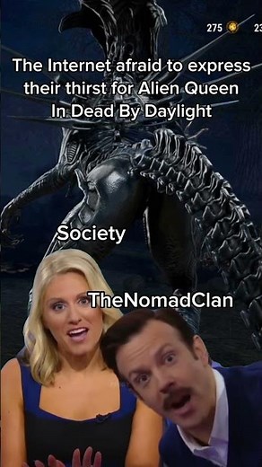 Alien Queen on Dead by Daylight be THICC💀💀💀 #deadbydaylightfunnymoments #meme #alienqueen