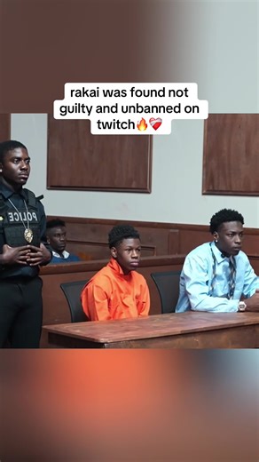 rakai was found not guilty and unbanned on twitch🔥❤️‍🩹#rakai #2xrakai #fyp #viral