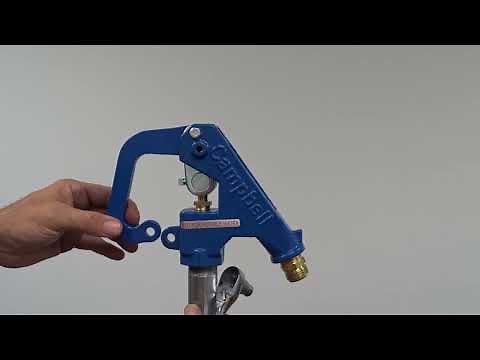 Campbell Yard Hydrant Installation: Adjusting the Set Screw