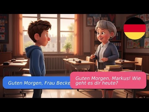 10 Useful Dialogues | Simple School Conversations for A1-A2 Learners