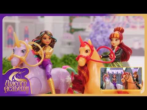 Recreating Unicorn Academy | Unicorn Academy 🦄🌈 | Toy Play for Kids