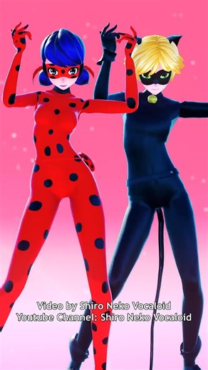MMD PSY Mix Dance (Ladybug x Chat Noir) #miraculousladybug #ladybug