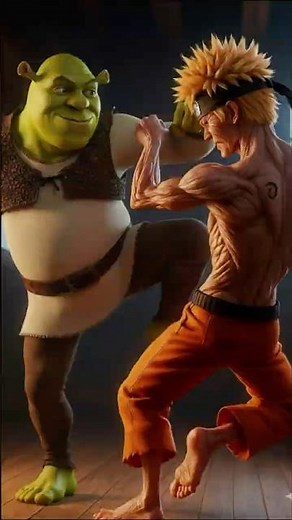 Naruto vs Shrek – Battle for Fiona 😱🤣