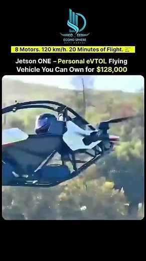Jetson ONE - The Personal Electric Flying Car you Can Own! #shorts #shortvideo
