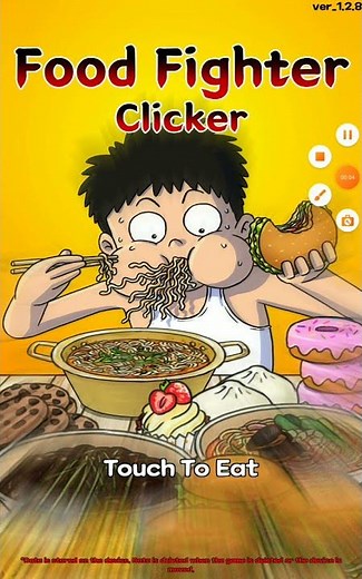 Food Fighter Clicker's screen.