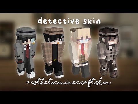 aesthetic detective skin 一 minecraft skin