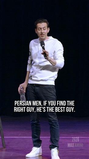 1M views · 19K reactions | Dating a Persian is a lot like eating a kebab... satisfying, a bit messy, and totally worth it. #persian #dating #maxamini #standupcomedy | Max Amini | Facebook