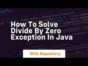 how to solve divide by zero exception in java