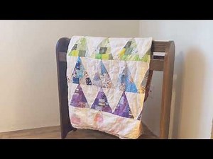 Very Easy Simple DIY Oak Quilt Rack