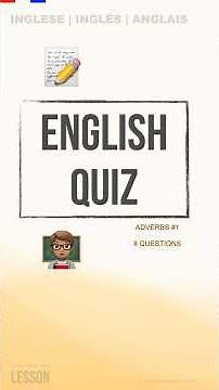 English Adverbs Quiz 1 | USE ⏸️ PAUSE! | #learnenglish #englishspeaking #shorts