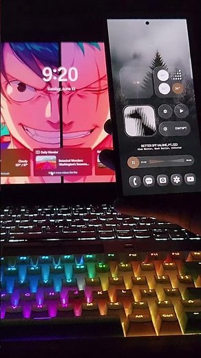 🌫️ Glass Effect Nothing OS Setup | Misty Forest KWGT Homescreen | Minimal AMOLED Android 2025