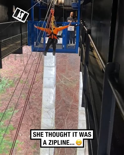 13M views · 109K reactions | She signed up for a zipline… and got a heart attack instead 﫣 | UNILAD | Facebook