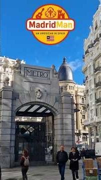 🇪🇸Gran Vía Metro Pavilion Madrid’s Iconic “Templete” at Red de San Luis🇪🇸