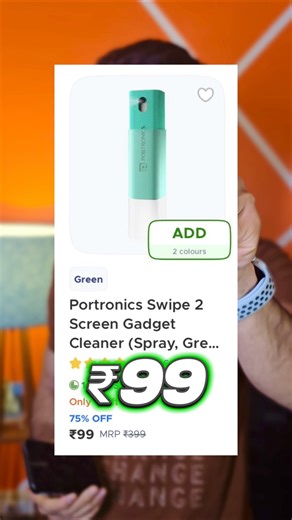 ₹99 Screen Cleaner Worth It?⚠️ #tech #shorts #supportmychannel #short #shortsfeed