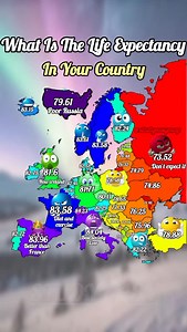 48 reactions · 3 comments | WHAT IS THE LIFE EXPECTANCY IN YOUR COUNTRY? #life #lifeexpectancy #country #europe #viralreels #viralvideos #reels | STUDY EASY | Facebook