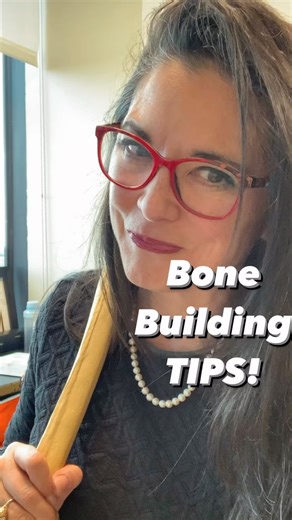 Bone building tips for this weekend. Let’s build from the inside out! . #bone #buildbetterbone #osteoporosis #eomen #menopause #osteoporosis #hipfracture #jumprope | Dr Vonda Wright