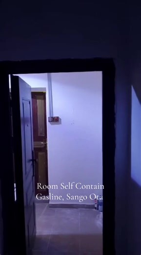 Room Self Contain Annual rent is N550K Fully equipped with Solar Panels #sangoota #ogunstate #lagosrealestate #alakuko #ojuore