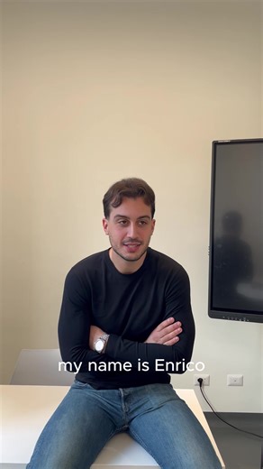 Meet our third-year student Enrico from Latina who studies at our Rome Campus #accademiaitaliana
