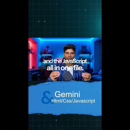 Gemini Can Now Create HTML, CSS & JavaScript Automatically 🤯