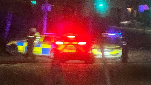 Cops swarm Scots town after maniac driver sparks dramatic police chase