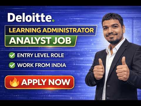 Deloitte Hiring 🔥 Freshers & 0–2 Years Experience | Apply Now
