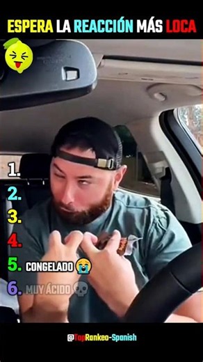 Ranking caras más GRACIOSAS por dulces ácidos 😂🍋 #shorts #funny #fails