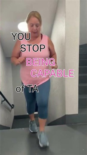 Who knew that when you stop taking the stairs, you stop being able to take the stairs??? I learned!